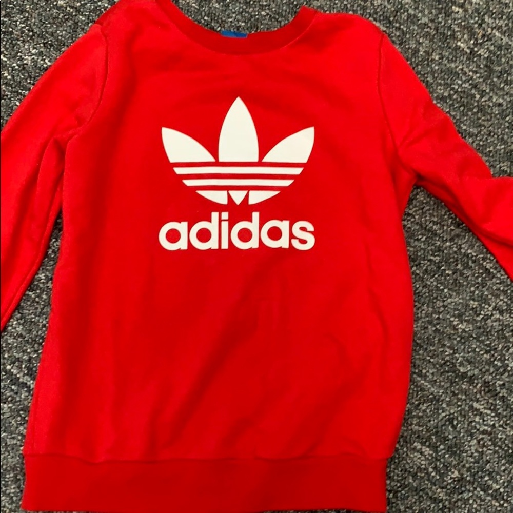 Red Adidas Sweatshirt